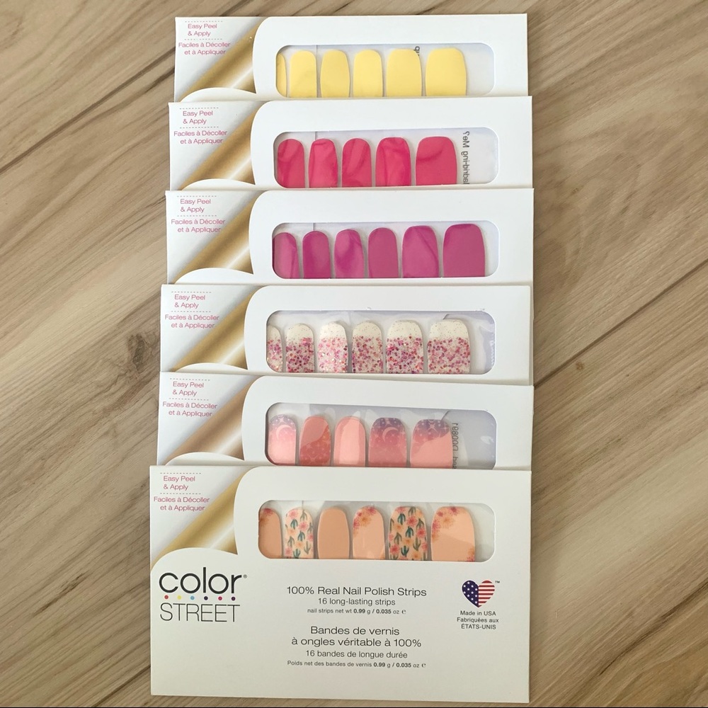 Color Street desert summer bundle of 6 sets